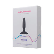 Lovense - Hush 2 Vibrationsbuttplug Mit App - Schwarz