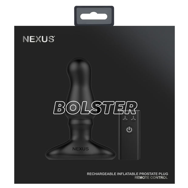Nexus - Bolster Vibrations- und aufblasbarer Prostata-Plug - Durchmesser 46