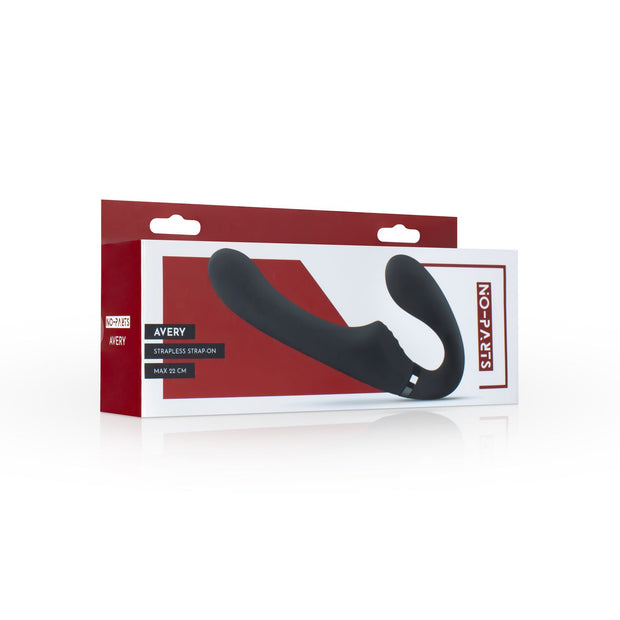 No-Parts - Avery halterloser Strap-On Vibrationsdildo - 22 cm