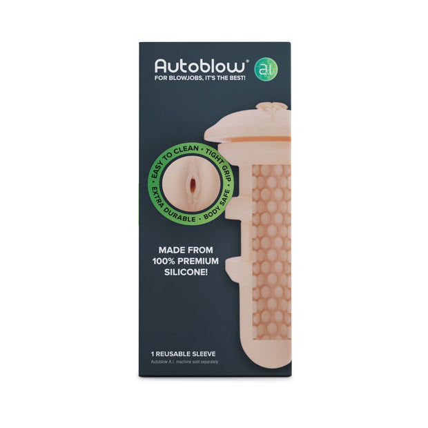 Autoblow - A.I. Vaginallustkanal aus Silikon - Beige