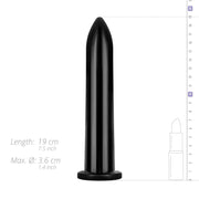 Dildo 20 cm - Schwarz