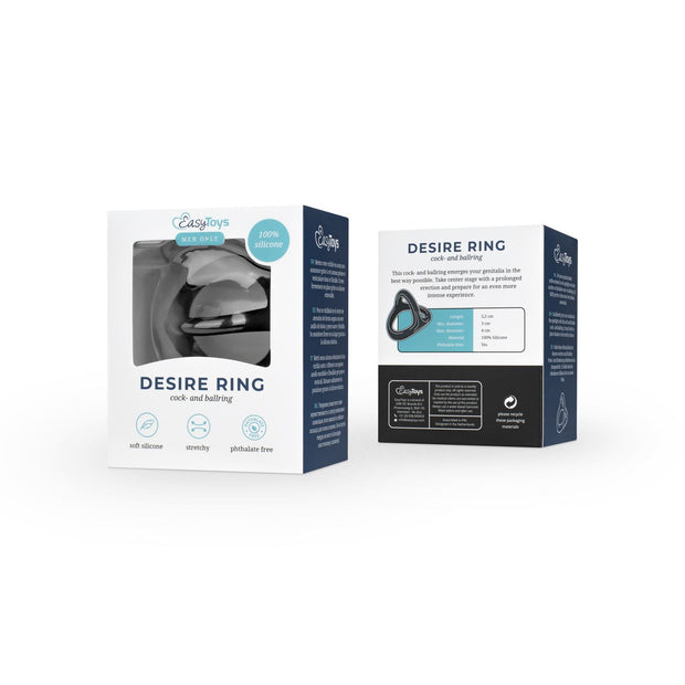 Flexibler Penis- und Hodensackring aus Silikon