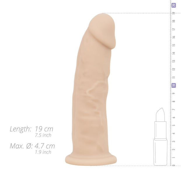Real Fantasy Deluxe - Winston Vibrierender, realistischer Dildo - 18 cm