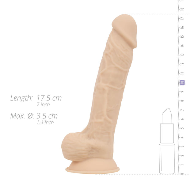 Real Fantasy Deluxe Kollektion - Percy Dildo - 17,5 cm
