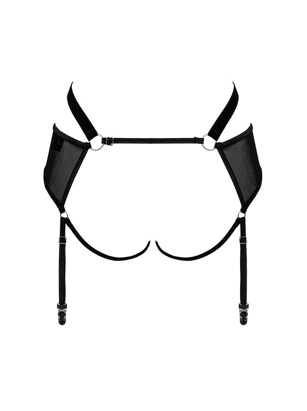 Allunes Sexy Strapsgürtel - Leopardenmuster