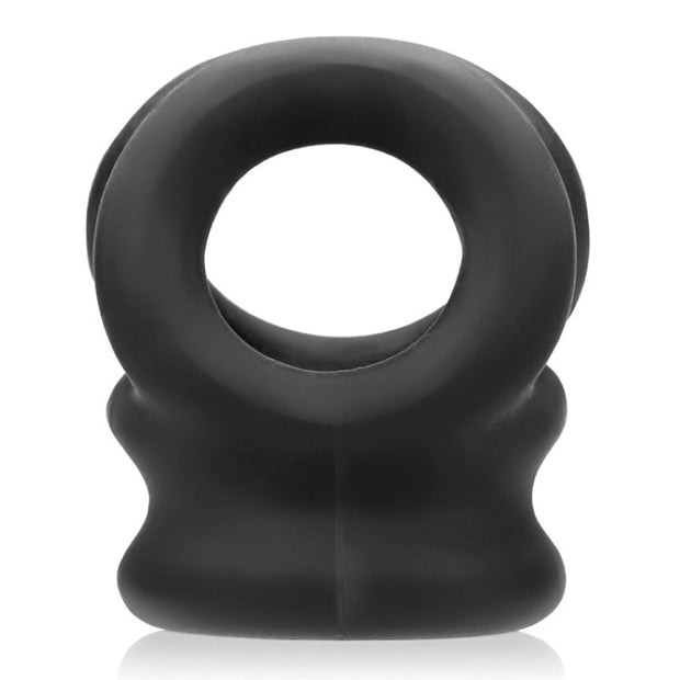 Oxballs - Tri-Squeeze Cockring und Ballstretcher - Schwarz