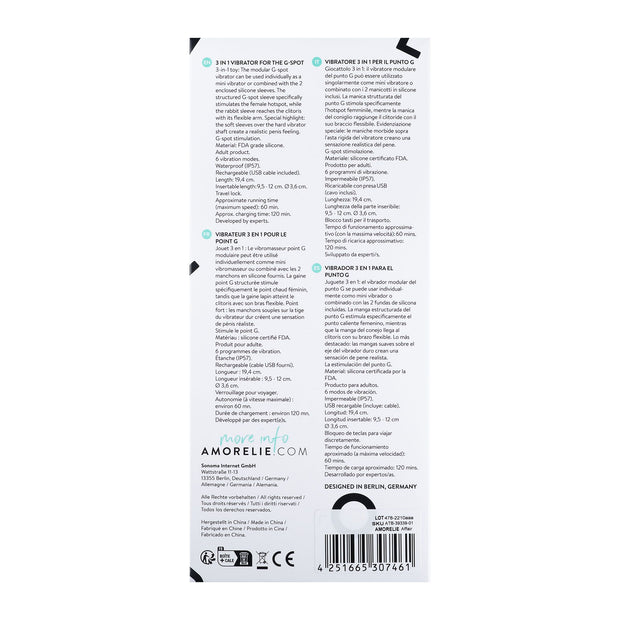 AMORELIE »Affair« 3-in-1-Vibrator