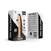 Real Fantasy Deluxe - Winston Vibrierender, realistischer Dildo - 18 cm