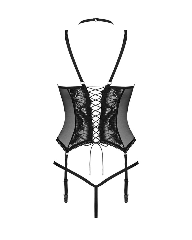 2-teiliges Straps-Set Alessya - schwarz