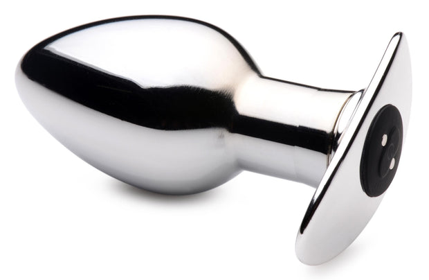 Chrome Blast Wiederaufladbarer Analplug mit Fernbedienung - groß