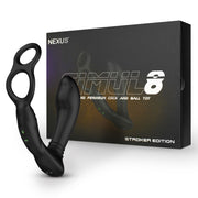 Nexus - Simul8 Vibrierender Analvibrator mit Penisring