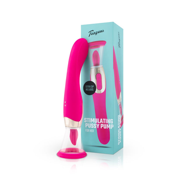 Teazers - Pleasure Pump mit G-Punkt Vibrator - Pink