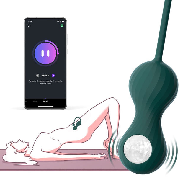 Magic Motion - Duo Smart Kegel-Vibrator mit Gewichten - Grün