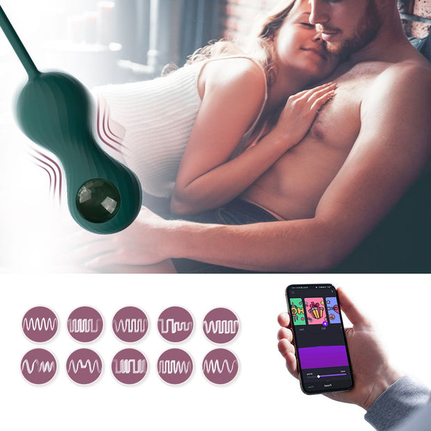 Magic Motion - Duo Smart Kegel-Vibrator mit Gewichten - Grün