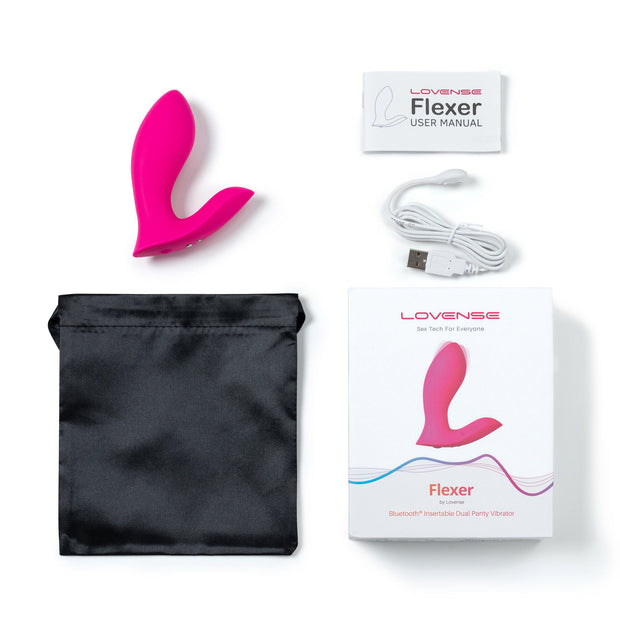 Lovense - Flexer Einführbarer Höschen-Doppelvibrator