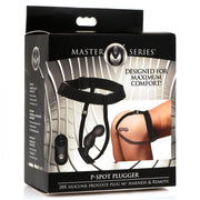 P-Spot Plugger Analplug mit Gurt und Fernbedienung