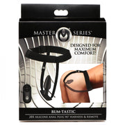 Bum-Tastic Vibrierender Analplug mit Gurtzeug & Fernbedienung