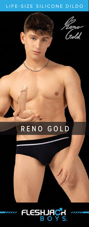Fleshjack Boys - Reno Gold Dildo