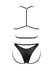 Cobra Nive Dessous-Set - Schwarz