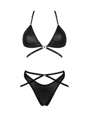 Cobra Nive Dessous-Set - Schwarz