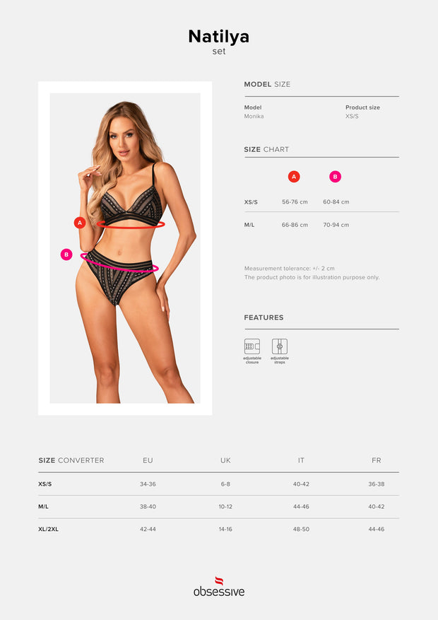 Natilya-Set - Schwarz