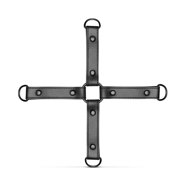 Hogtie mit Hand- und Fußfesseln