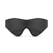 Kunstleder-Augenbinde - Schwarz
