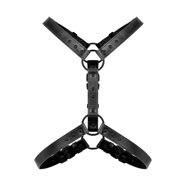 Max Bondage-Harness - Schwarz