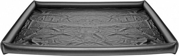 Aufblasbares Laken aus Vinyl in Schwarz