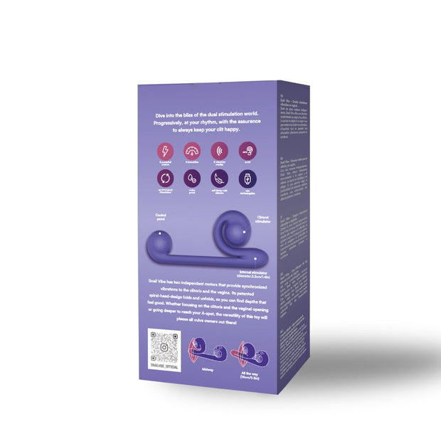 Snail Vibe - Duo-Vibrator - Violett