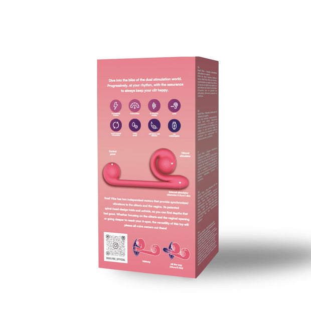 Snail Vibe Duo-Vibrator - Rosa