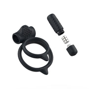 B Swish - Bcharmed Basic Plus Dual Cock Ring - Schwarz