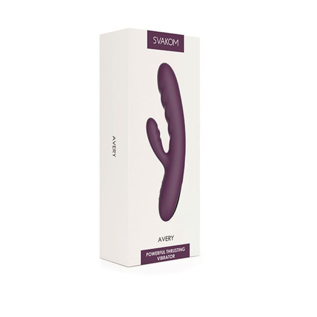SVAKOM - Avery Leistungsstarke Thrusting Vibrator Flieder