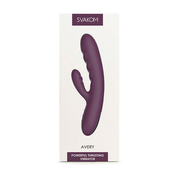 SVAKOM - Avery Leistungsstarke Thrusting Vibrator Flieder