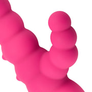 Geriffelter Tarzan Vibrator - Rosa