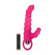 Geriffelter Tarzan Vibrator - Rosa