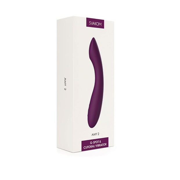 SVAKOM - AMY 2 G-Punkt & Klitoris-Vibrator - Violett