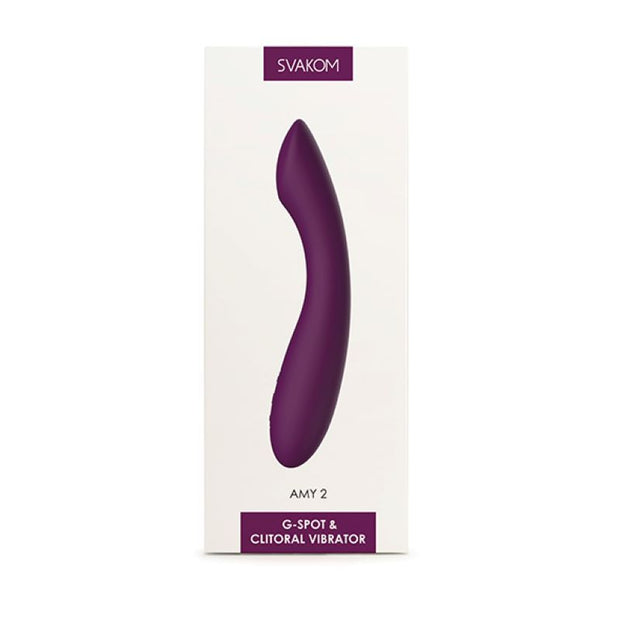 SVAKOM - AMY 2 G-Punkt & Klitoris-Vibrator - Violett