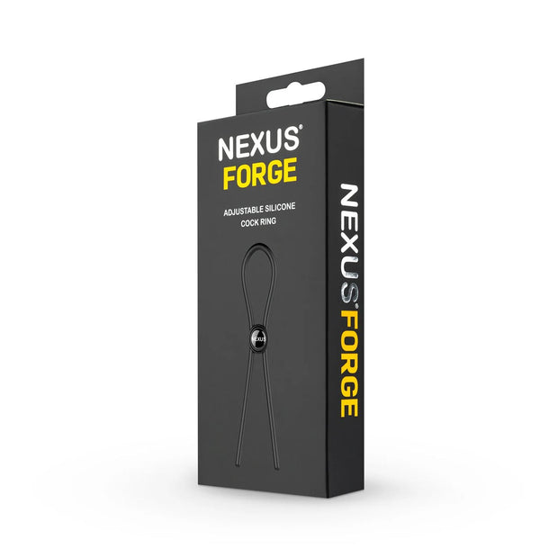 Nexus Forge - Verstellbarer Penisring - Schwarz