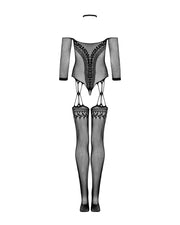 Netz-Body - Schwarz