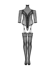 Netz-Body - Schwarz