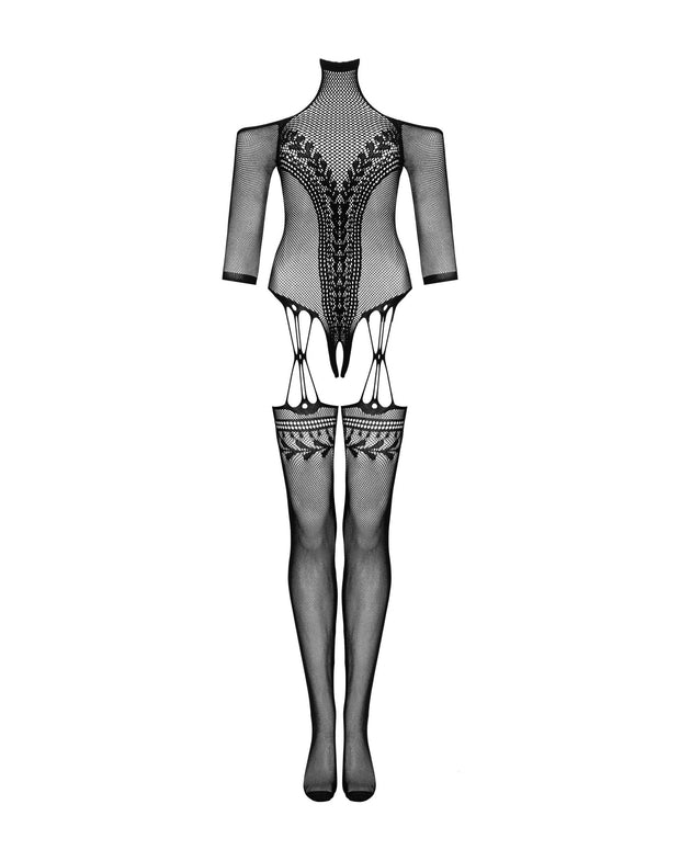 Netz-Body - Schwarz