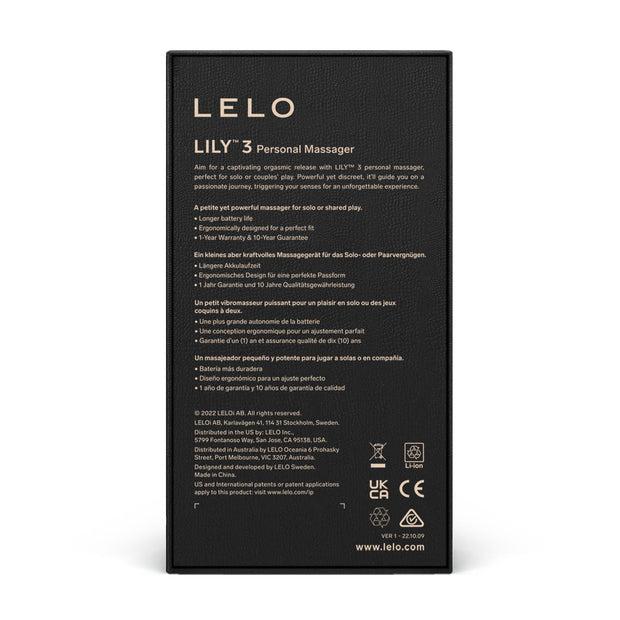LELO- Lily 3 Personal Massager - Dunkle Pflaume