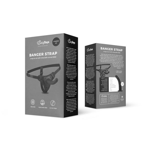 Silikon Umschnalldildo - glatt