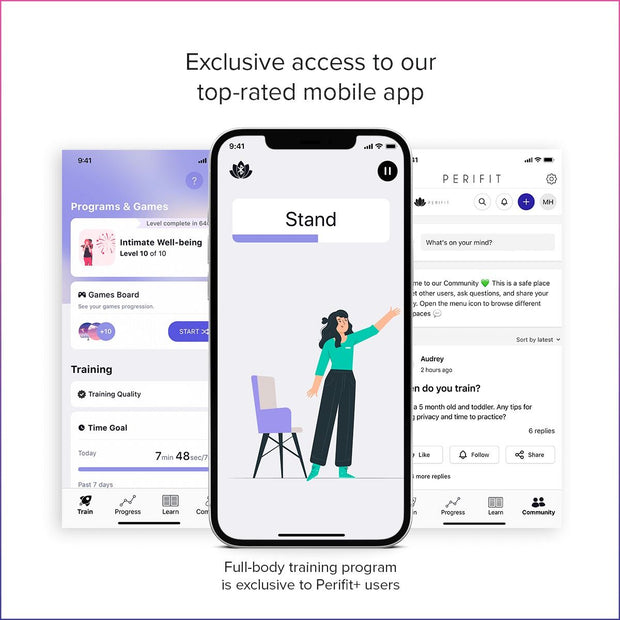 Perifit Care+ Dynamischer Kegel-Übungstrainer - Flieder