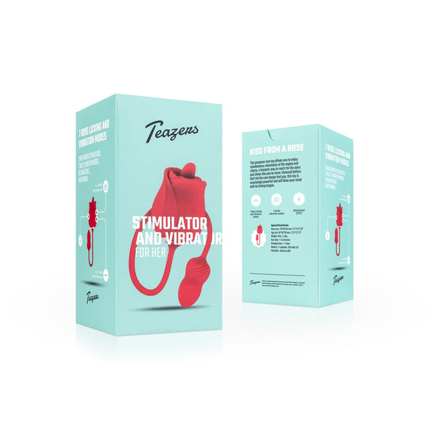 Teazers Rose Vibrator und Klitoris-Stimulator
