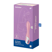 Satisfyer Air Pump 2 Aufblasbarer Vibrator - Hellrot