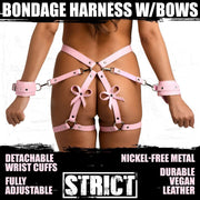 Bondage Harness mit Schleifen XL/2XL - Rosa