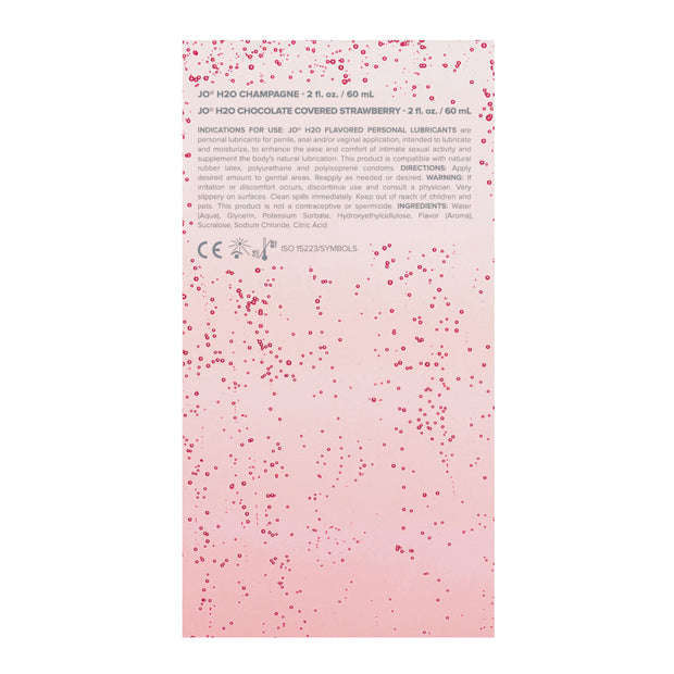 System JO - Sweet & Bubbly Set Champagner & schokoladenüberzogene Erdbeere