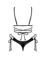 Cordellis- Sexy Cupless und offener Schritt Set - Schwarz